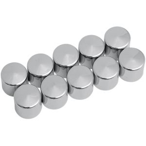 CHROME HEX BOLT/NUT COVER DEEP 9/16"