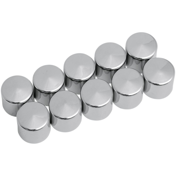 CHROME HEX BOLT/NUT COVER DEEP 9/16"