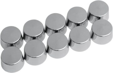 CHROME HEX BOLT/NUT COVER 5/16"