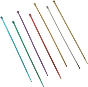 CHROME CABLE TIE 7"
