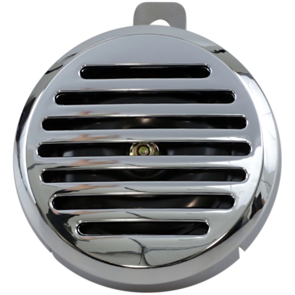 HONR W/ SLOTTET COVER CHROME 12V 113DB 3.375"