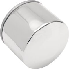 FILTER W/ MAGNETIC RING CHROME 2.25"- BT & Sportster 1980–1985