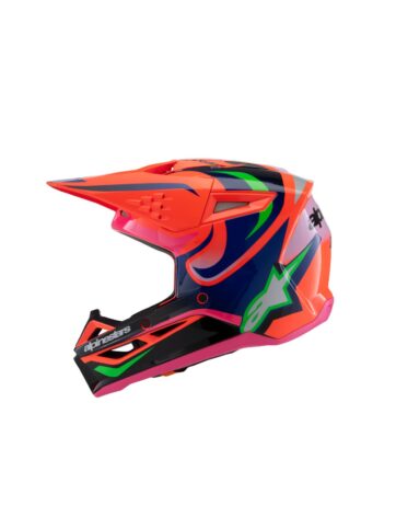 HELMET YTH SM3 DEEGAN OR/PU/PK - Bild 4