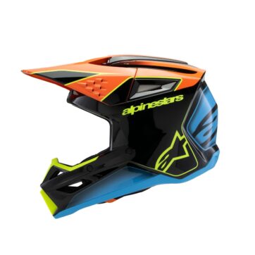 HELMET YTH SM3 FRAY BLK/OR/YL - Bild 2