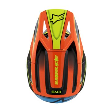 HELMET YTH SM3 FRAY BLK/OR/YL - Bild 5