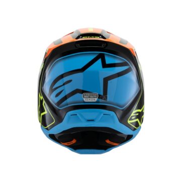 HELMET YTH SM3 FRAY BLK/OR/YL - Bild 3