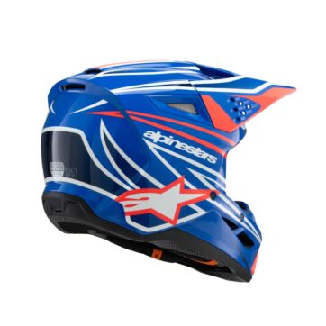 HELMET YTH SM3 WURX BLUE/RED/W - Bild 2