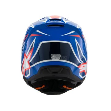 HELMET YTH SM3 WURX BLUE/RED/W - Bild 3
