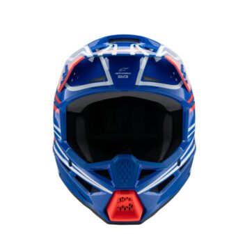HELMET YTH SM3 WURX BLUE/RED/W - Bild 5
