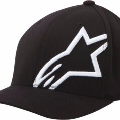 HAT CORP SHFT 2 BK/WT LXL