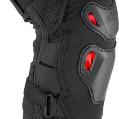 KNEE GUARD BIOPRO BLK/RD/WHT S