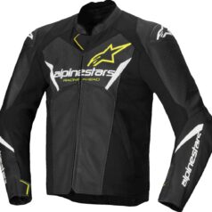 JACKET FSTR V3 AIRFLW LTHR BLK