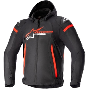 JACKET ZACA WP BK/RD/W M