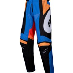 PANT YTH RACER MELT ORANGE/BLU
