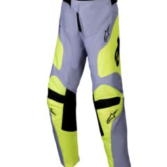 PANT YTH RACER VEIL GRAY/YELLO
