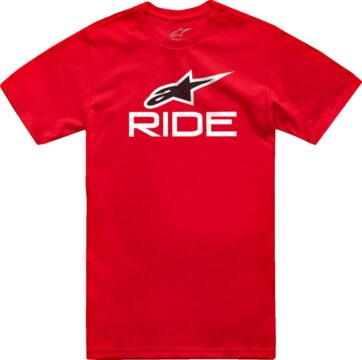 TEE RIDE 4.0 SS RD/WT/BK XL