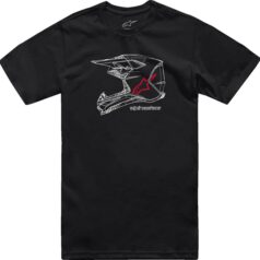 TEE CSF MX HELMET BLK L