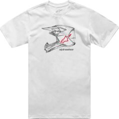 TEE MX HELMET SS WT XL
