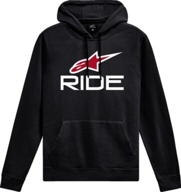HOODIE RIDE 4.0 P/O BK/RD/WT M
