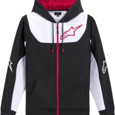 HOODIE ZIP SESSIONS V3 BLK/WHT