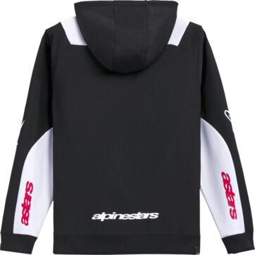 HOODIE ZIP SESSIONS V3 BLK/WHT - Bild 2