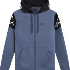 HOODIE ZIP VELOCITY BL/BLK L