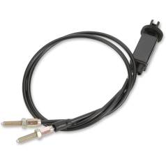 CHOKE CABLE DUAL 90 DEGREES
