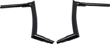 12" Black 1-1/2" Pointed Top Handlebar - Bild 3