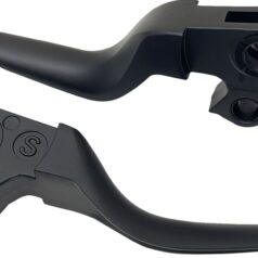 SET SHORT Svart  HD Softail/Dyna 96-17