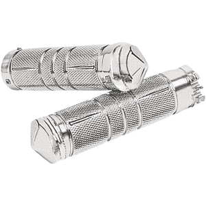 ACCUTRONIX GRIPS HANDLEBAR KNURLED DIAMOND 1" CHROME