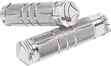 ACCUTRONIX GRIPS HANDLEBAR KNURLED DIAMOND 1" CHROME