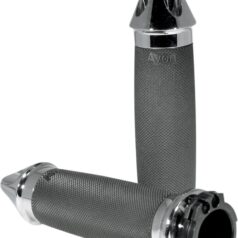GRIPS CUSTOM CONTOUR SPIKE SUPERBIKE CHROME