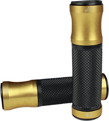 DRIVEN RACING D3 GRIP COMPLETE / 22MM (7/8") / GOLD-BLACK
