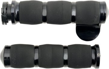 GRIPS AIR CUSHION WITH THROTTLE BOSS BLACK