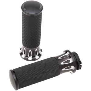 GRIPS DEEP CUT FUSION THROTTLE BY CABLE BLACK