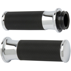 GRIPS SMOOTH FUSION THROTTLE BY CABLE CHROME
