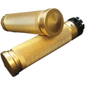 ACCUTRONIX GRIPS HANDLEBAR KNURLED 1" BRASS