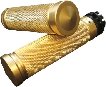 ACCUTRONIX GRIPS HANDLEBAR KNURLED 1" BRASS