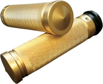 ACCUTRONIX GRIPS HANDLEBAR KNURLED FLY-BY-WIRE BRASS