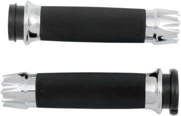 GRIPS CUSTOM CONTOUR EXCALIBUR CHROME THROTTLE-BY-WIRE