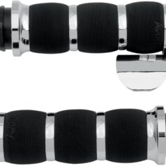 GRIPS AIR CUSHION CHROME WITH THROTTLE BOSS