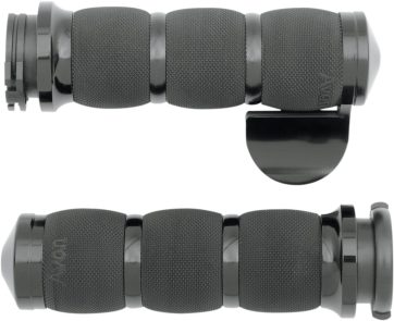 GRIPS AIR CUSHION BLACK WITH THROTTLE BOSS