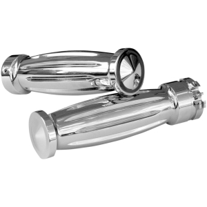 ACCUTRONIX GRIPS HANDLEBAR DIAMOND 1" CHROME