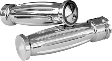 ACCUTRONIX GRIPS HANDLEBAR DIAMOND 1" CHROME
