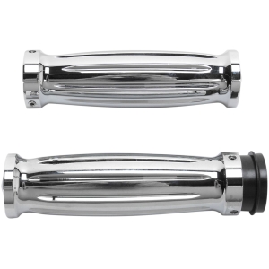 ACCUTRONIX GRIPS HANDLEBAR DIAMOND FLY-BY-WIRE CHROME