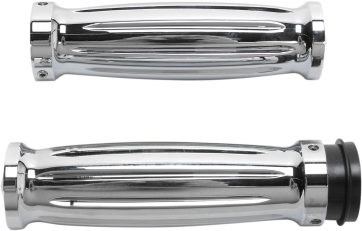 ACCUTRONIX GRIPS HANDLEBAR DIAMOND FLY-BY-WIRE CHROME