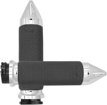 GRIPS MEMORY FOAM SPIKE LARGE PUSH PULL CHROME