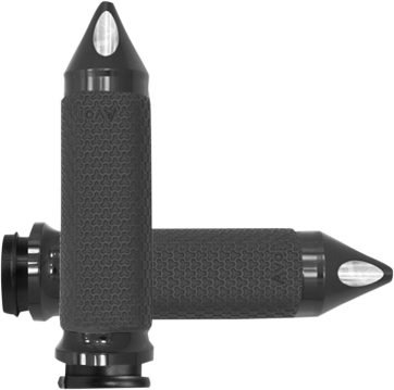 GRIPS MEMORY FOAM SPIKE MEDIUM THROTTLE-BY-WIRE BLACK