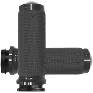 GRIPS MEMORY FOAM ROUND BLACK LARGE THROTTLE-BY-WIRE