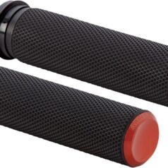 Orange Knurled Grips for Cable